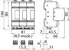 Surge arrester type 2 DEHNguard ME multi- pole f. PV systems up to 1500V d.c. FM
