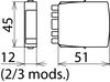 Combined arrester module for 2 pairs BLITZDUCTOR XT with LifeCheck