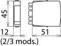 Surge arrester module BLITZDUCTOR XT with Y circuit