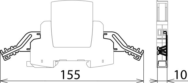 EMC spring terminals for shield contact for BLITZDUCTOR XT – Görsel 2 / 2