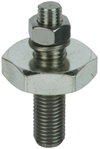 Bolted-type connector with threaded bolt M16/M12 L 55mm and nut