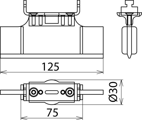 Locking element for NH fuse holders, size: 0 – Görsel 2 / 2