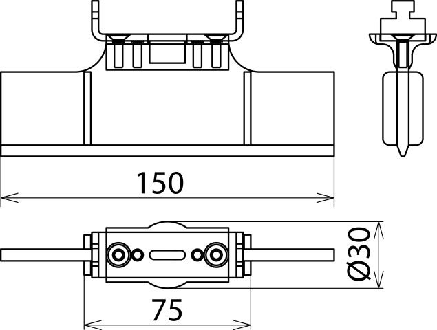 Locking element for NH fuse holders, size: 2-3 – Görsel 2 / 2