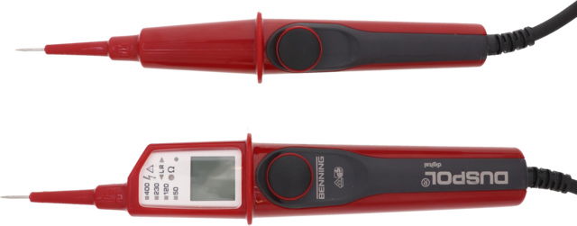 Voltage detector DUSPOL digital, IP65 1-1000 V AC/1200 V DC, LED/LCD display