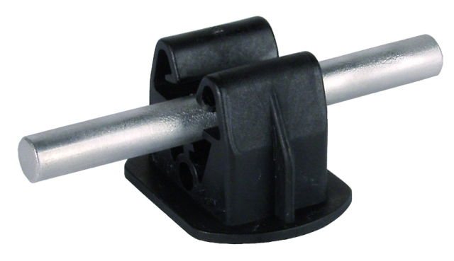 Adapter for roof conductor holders for Rd 10mm