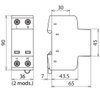 Appl.-opt. combined arrester DEHNshield type 1+2 for single-phase TN systems