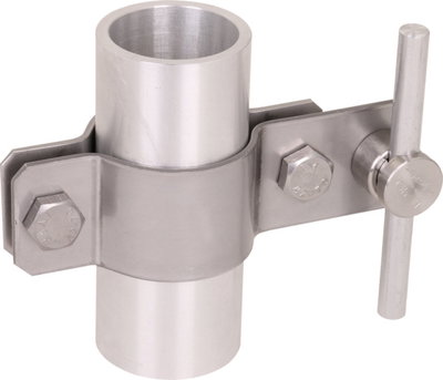 Air-term. rod StSt connection bracket D50 f. Rd 6-10 mm