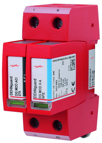 DEHNguard M surge arrester type 2 2-pole Uc 275V w. ACI technology