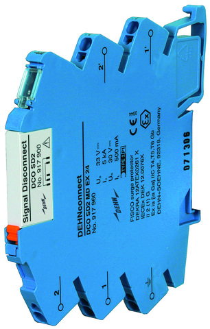 Surge arrester terminal block 2-pole DEHNconnect SD2