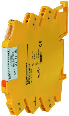 Surge arrester terminal block 2-pole DEHNconnect SD2