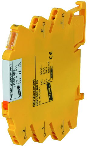 Surge arrester terminal block 2-pole DEHNconnect SD2