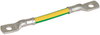 Bridging cable Cu 35mm² GN/YE L variable, with two cable lugs B10.5mm