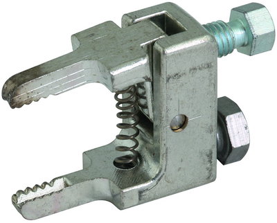 Compact clamp w. threaded bolt M8x12mm clamping range: 0-24mm (small clamp jaws)