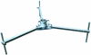 Tripod adjustable in height and hinged f. tubes D 50mm inclin. angle 10° St/tZn