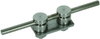 Connection plate for HVI conductor head piece with 2 KS connectors StSt