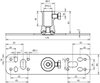 Fixing plate StSt with socket ZDC D 16 mm f. DEHNiso