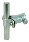 Rod holder StSt for Rd 16 mm with fixing bush ZDC D 16 mm