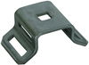 Bracket StSt f. fix. tension. strap 25mm w. square hole 9mm f. pipes D 50-300mm