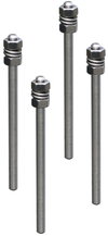 Set of threaded rods 4x M16x340mm with nuts, spring washers and wedges StSt