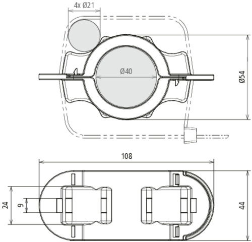 Fixing kit for HVI light plus Positioning aid for D 40 mm – Görsel 2 / 2