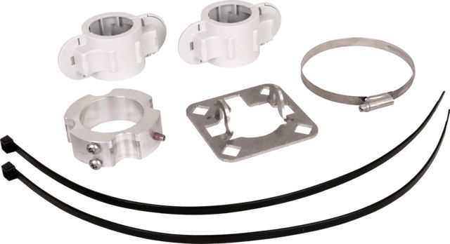 Fixing kit for HVI light plus on supporting tubes with D 40 mm