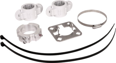 Fixing kit for HVI light plus on supporting tubes with D 40 mm