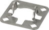 Connection plate StSt f.supporting tubes D 40mm for 4x HVI light plus