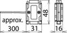 Surge arrester, D-Sub, 9-pole