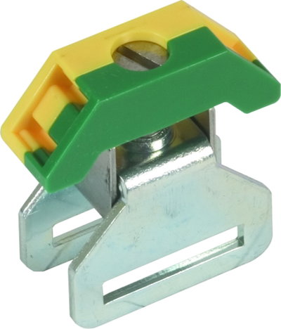 Terminal for busbars 18x3mm cross section max. 35mm² green/yellow