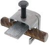Connecting clamp, St/bare for building reinforcements for Rd 6-22mm/Fl 30-40mm