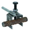 Connecting clamp f. Rd 6-22/Fl 40mm St/bare with clamp. frame f. Rd 6-10mm