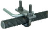 U-bolt clamp St/bare f. D 16-48mm f. Rd 10mm a. Fl 30-40mm