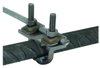 U-clamp St/bare f. D 16-48mm f. Rd 10mm Fl 30-40mm, 2 clamp. frames R10mm