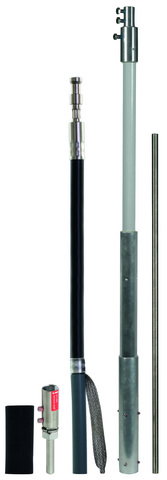 DEHNcon-H HVI light Conduc. w. supp. tube L2875mm w. air-ter. rod L1000mm GRP/Al/V2A
