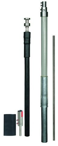 HVI Conductor D 20mm Cu w. support. tube L 3200mm a. air-term. rod L 1000mm -KIT-