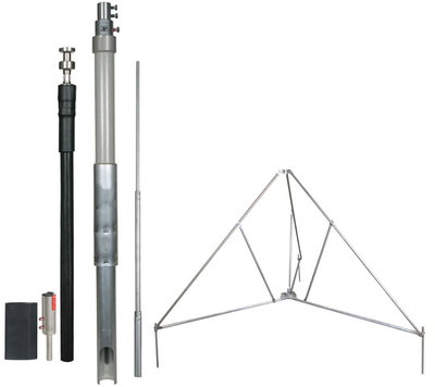 HVI Con. D 23mm Cu w. supp. tube L 4700mm air-term. rod L 2500mm and tripod -KIT-
