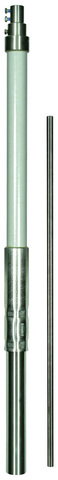 Supporting tube D 50mm L 5000mm GRP/StSt w. air-term. rod D 10mm L 1000mm