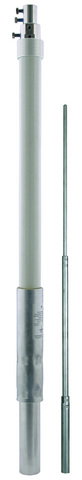 Supp. tube D 50mm L 5000mm GRP/Al w. air-term. rod D 22/16/10mm L 2500mm