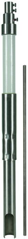 Supp. tube D 50mm L 5000mm GRP/Al, air- term.rod D 10mm L 1000mm, lateral outlet