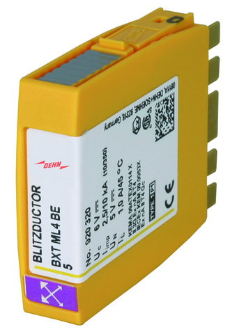 Combined arrester module for 4 single lines BLITZDUCTOR XT with LifeCheck