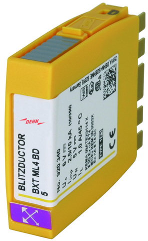 Combined arrester module for 2 pairs BLITZDUCTOR XT with LifeCheck