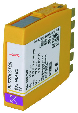 Combined arrester module for 2 pairs BLITZDUCTOR XT with LifeCheck