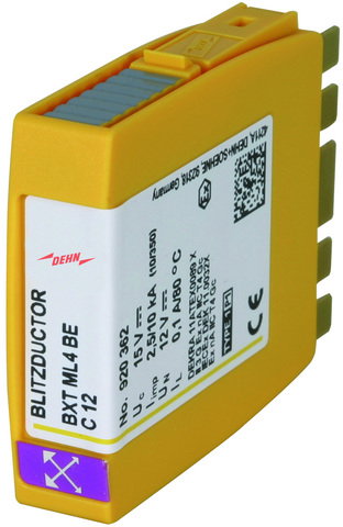 BXT combined lightning current and surge arrester module