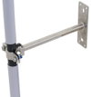 HVI-L+ Ex W160 holder f. Conductor D18mm distance 160mm w. StSt fixing plate