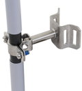 HVI-L+ Ex P55 holder f. Conductor D18mm dist. 55mm w. bracket f. tubes 50-300mm