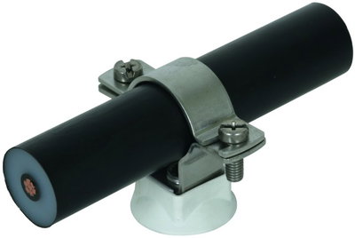 Conductor holder StSt for HVI power Conductor D 27-30mm with plastic base