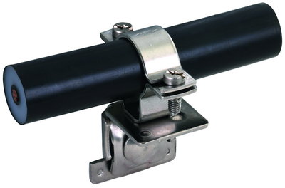 Roof cond. holder StSt f. metal roofs w. standing seam f. HVI cond. D 27-30mm