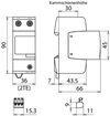Combined arrester Type 1+2+3 DEHNventil M2 f. single-phase TT a. TN systems w. remote signal. contact