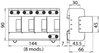DEHNventil M combined lightning current and surge arrester Type 1 + Type 2