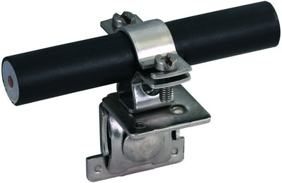 Roof cond. holder StSt f. metal roofs w. standing seam, f. D 20-23 mm